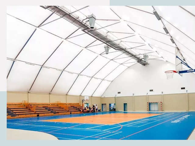 Строительство спортивных залов в Щекино