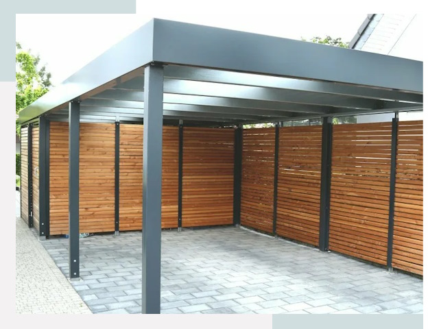 Навесы для парковки в Щекино