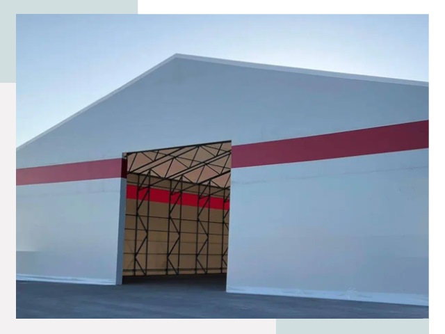 Быстровозводимые ангары в Щекино