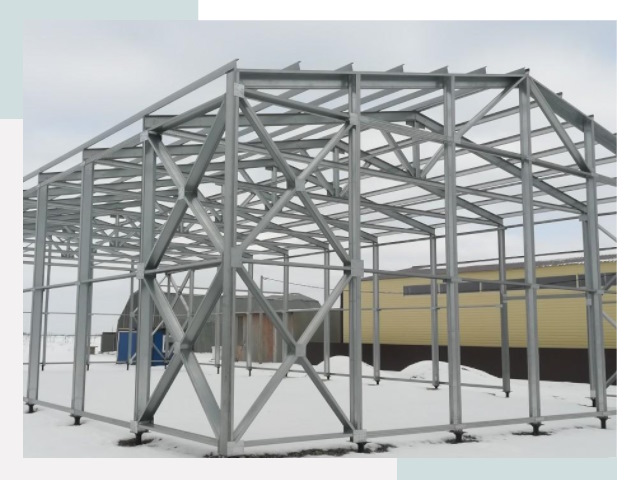 Каркасные ангары в Щекино