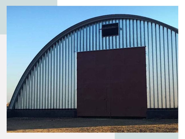 Бескаркасные ангары в Щекино