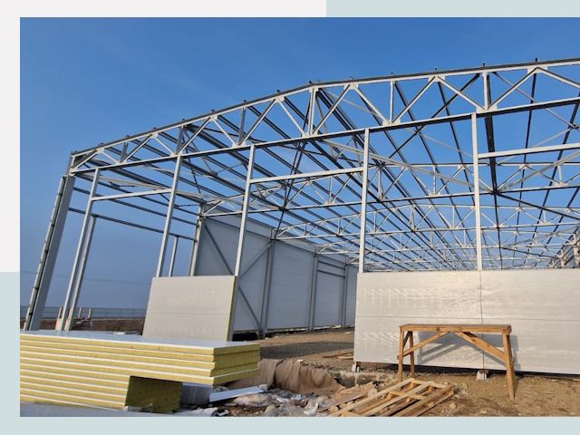 Утепленные ангары в Щекино от 618 руб. за м²