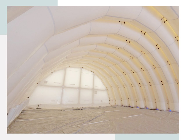 Пневмокаркасные ангары в Щекино