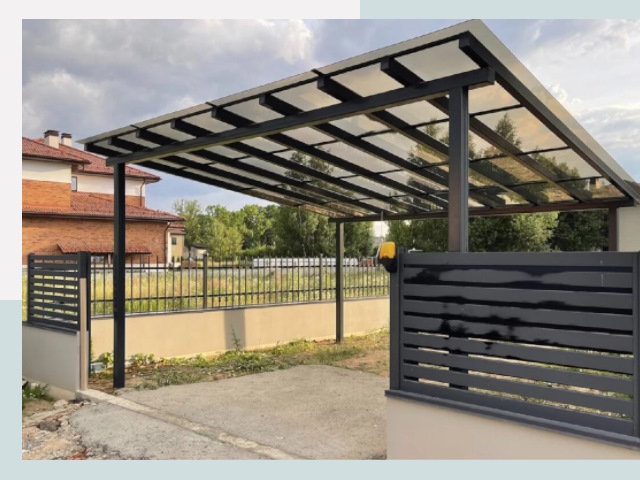 Металлические навесы в Щекино от 618 руб. за м²