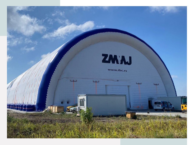 Брендирование ангаров в Щекино