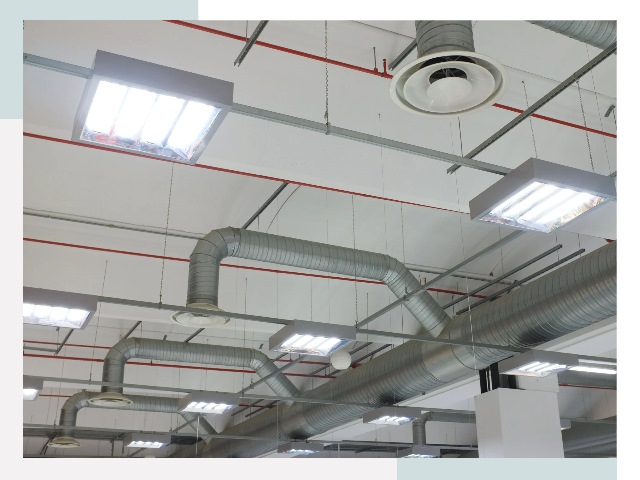 Вентиляция ангаров в Щекино