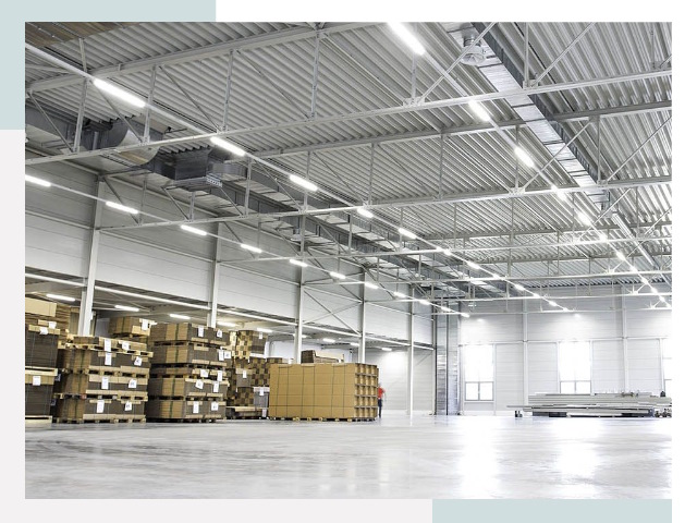 Освещение ангаров в Щекино