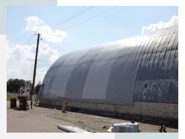 Ремонт ангаров в Щекино