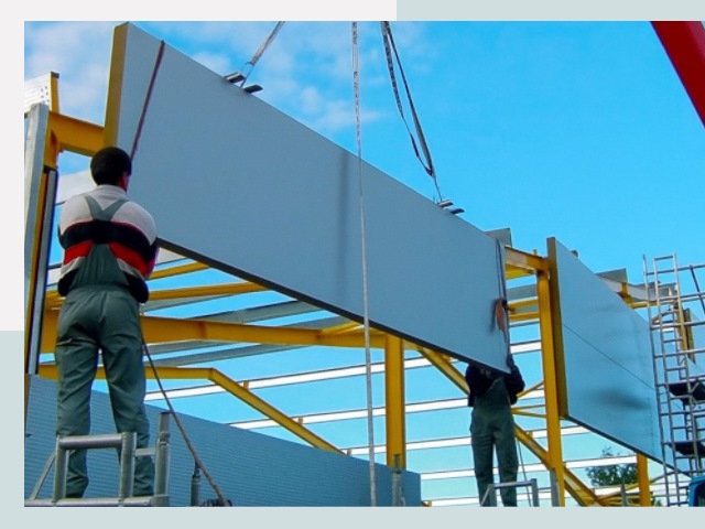 Монтаж сэндвич-панелей в Щекино от 618 руб.