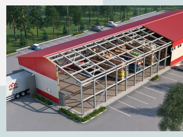 Проектирование ангаров в Щекино от 618 руб.